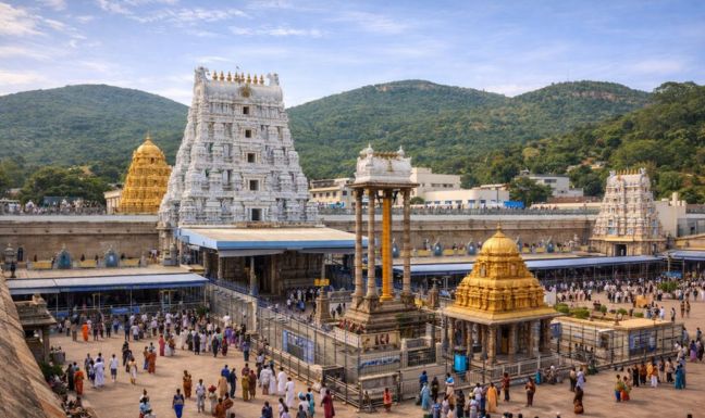 Madurai to Tirupati cab package